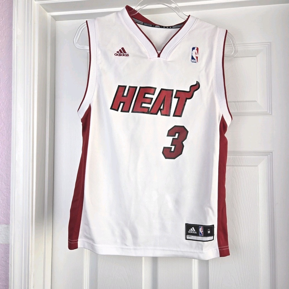 Dwyane Wade‎ Miami Heat Swingman Jersey Adidas Youth Size M NBA Basketball #3